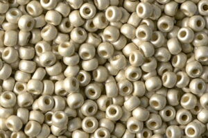 Matted DuraCoat Galvanized Silver Miyuki 8/0 Seed Beads