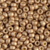 Matted DuraCoat Galvanized Champagne Miyuki 8/0 Seed Beads