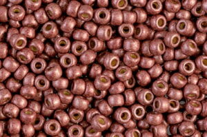 Matted DuraCoat Galvanized Dark Berry Miyuki 8/0 Seed Beads