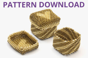 House of Cards Twin Bead Box Pattern Download