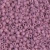 Matted Opaque Deep Rose Delica Beads