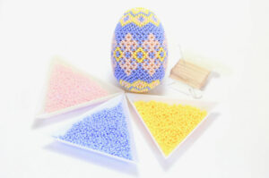 Pastel Beaded Easter Egg Kit