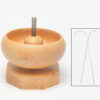 Small 3in Wooden Bead Spinner and Needles