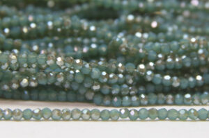 Smoke Luster Veridian Size 11/0 Micro Crystals