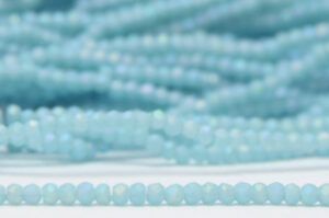 Satin Light Sky Blue AB Size 11/0 Micro Crystals