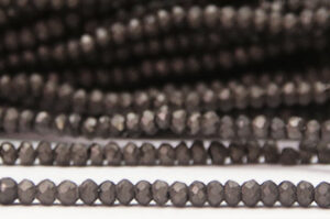 Satin Metallic Hematite Size 11/0 Micro Crystals