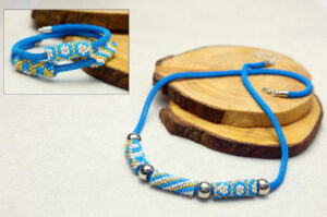 Brilliant Blue Harmony Necklace and Bracelet Kit