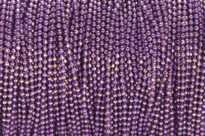 Metallic Violet Shimmer Ball Chain