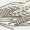 25x2mm Silver Straight Tubes