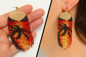 Sunset in Paradise Fringe Picture Earrings Kit