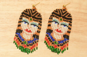 Queen Cleopatra Fringe Picture Earrings Kit