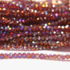 2mm Gold Lustre Amethyst AB Facetted Round Crystals