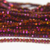 2mm Mystic Purple Facetted Round Crystals