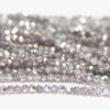 2mm Silver Clear Facetted Round Crystals