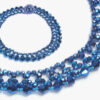 Electric Blue Eternity Crystal Necklace Kit