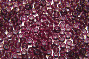 Transparent Amethyst Preciosa 8/0 Seed Beads