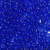 Transparent Deep Azure Preciosa 8/0 Seed Beads