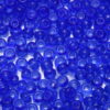 Transparent Capri Blue Preciosa 8/0 Seed Beads