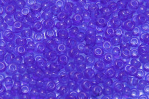Transparent Sapphire Blue Preciosa 8/0 Seed Beads