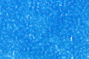 Transparent Deep Azure Preciosa 8/0 Seed Beads