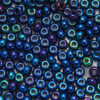 Metallic Iris Blue Preciosa 8/0 Seed Beads