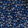 Silver Lined Navy Preciosa 8/0 Seed Beads