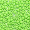 Opaque Lime Preciosa 8/0 Seed Beads