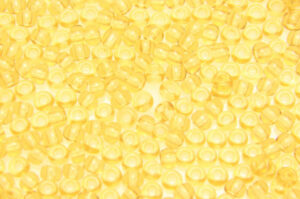 Transparent Light Gold Preciosa 8/0 Seed Beads