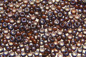 Metallic Hematite Topaz Preciosa 8/0 Seed Beads