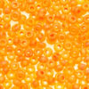 Frosted Tangerine Preciosa 8/0 Seed Beads
