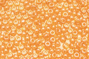 Transparent Amber Preciosa 8/0 Seed Beads