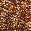 Silver Lined Coffee Preciosa 8/0 Seed Beads