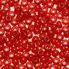 Transparent Redcurrant Preciosa 8/0 Seed Beads
