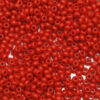 Opaque Cherry Red Preciosa 8/0 Seed Beads