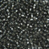 Silver Lined Black Preciosa 8/0 Seed Beads