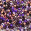 Purple Orchid Mix Preciosa 8/0 Seed Beads