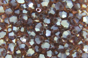 3mm Midnight Lustre Purple Aurora Precision Bicones