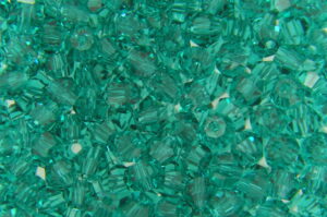3mm Emerald Lustre Aurora Precision Bicones