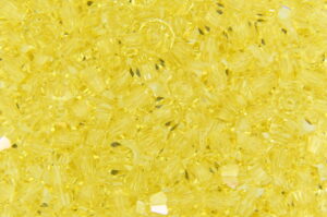 3mm Lemongrass Aurora Precision Bicones