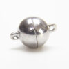10mm Silver Magnetic Ball Clasp
