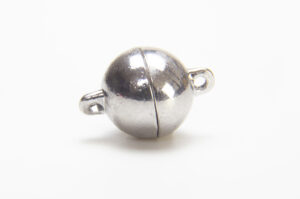 10mm Silver Magnetic Ball Clasp