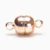 7mm Rose Gold Magnetic Oval Clasp