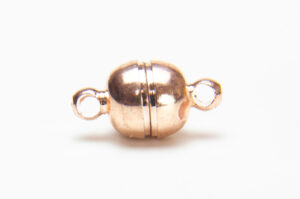 7mm Rose Gold Magnetic Oval Clasp
