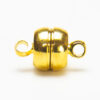 7mm Gold Magnetic Oval Clasp