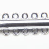 11x30mm Silver Magnetic 5 Strand Barrel Clasp