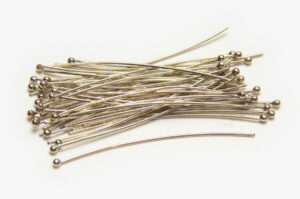 0.7x50mm Silver Ball Headpins