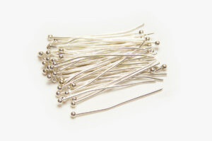 0.5x20mm Bright Silver Ball Headpins