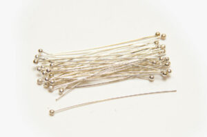 0.5x40mm Bright Silver Ball Headpins