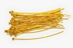 0.7x50mm Gold Ball Headpins