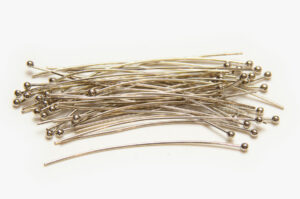 0.7x50mm Silver Ball Headpins